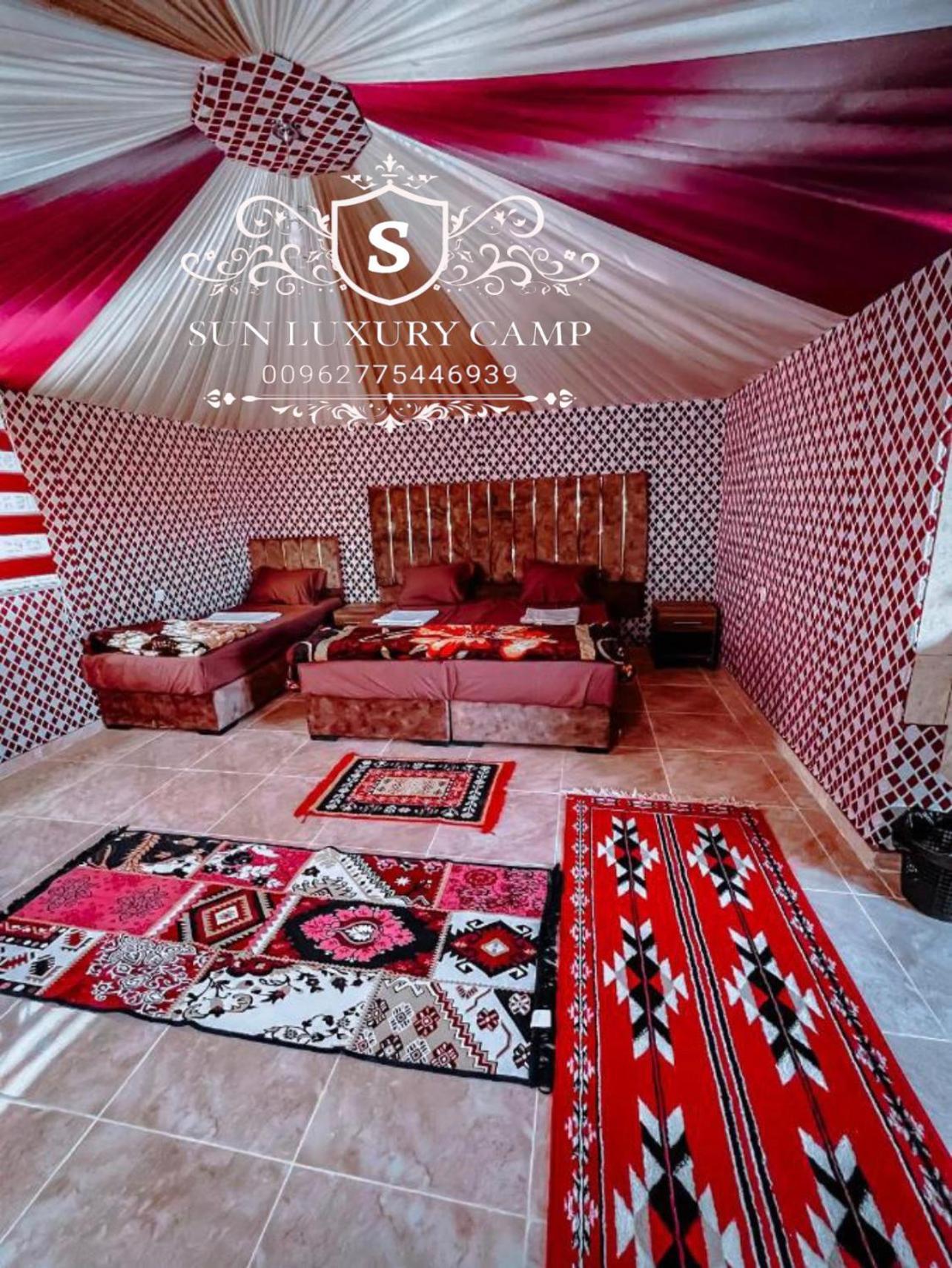 Ferienwohnung Sun Luxury Camp &Tour Wadi Rum Exterior foto